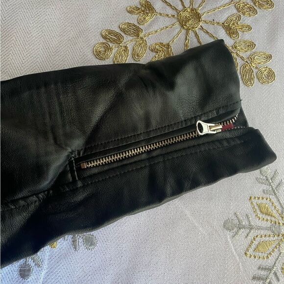 Love tree black women's biker jacket - Picture 3 of 12